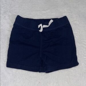 (3 for $10) carters Navy Blue Baby Shorts with Drawstring 9 month